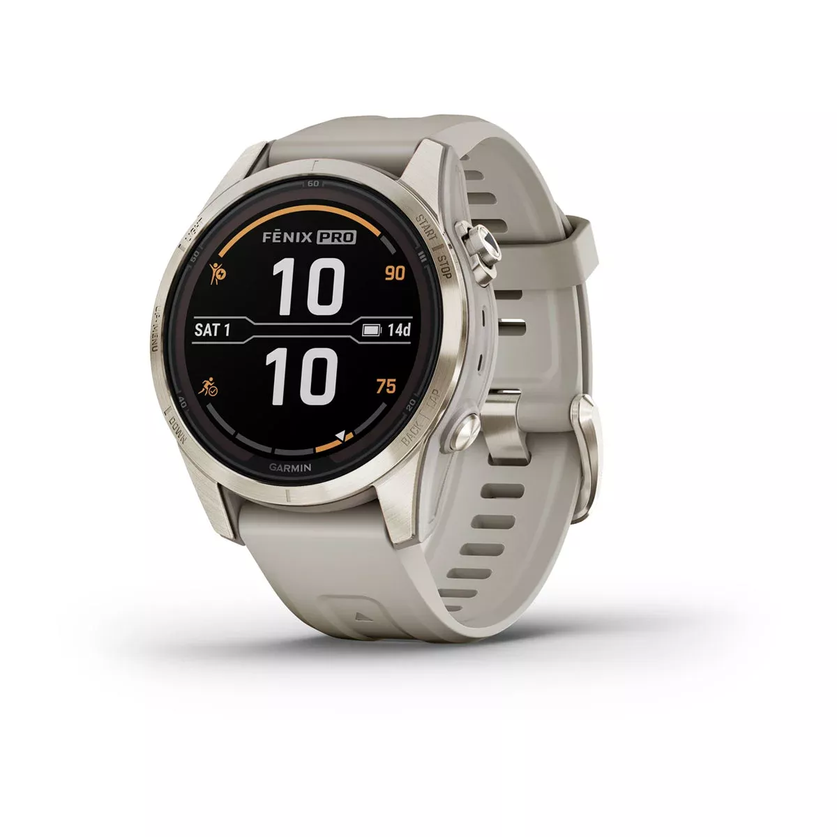 Garmin Fenix 7S Pro Sapphire Solar Edition Gold 010 02776 15